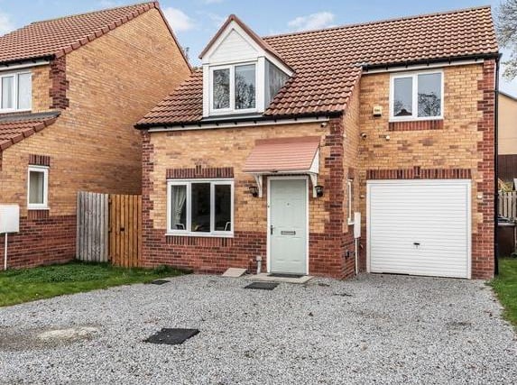 This 3-bedroom detached property on Appleby Walk is 200,000 pounds and boasts a modern kitchen diner and two bathrooms