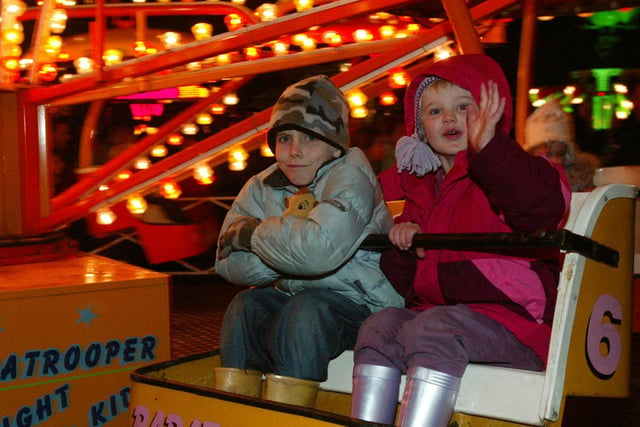 White Knuckle ride at the Hebden Bridge Bonfire fairground back in 2004.