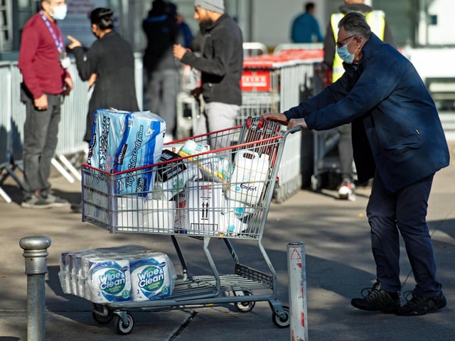 Costco will remain open during the lockdown as it sells essential items such as food and toilet roll