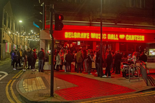 Some of the largest queues were seen at Belgrave Music Hall
