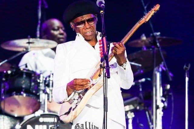 Chic, currently called Nile Rodgers & Chic, is an American band that was organised in 1972. The band will perform in Scarborough on Friday, August 20 at 6pm. Photo by Alexandre Schneider/Getty Images