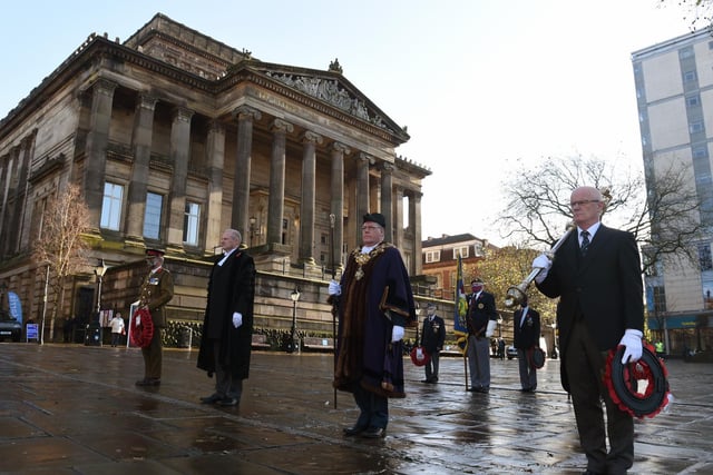Preston’s Parade Marshal, former Scots Guards Warrant Officer Michael Nutter, would have played a key role in the city’s Remembrance Sunday ceremony.