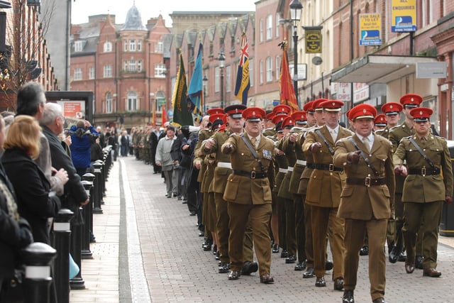 The annual parade through Wigan town centre 2010
