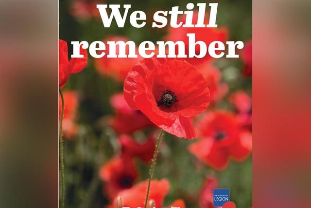 In the current issue of the paper there is a special Poppy Poster, backed by the Royal British Legion, which you can still display in your window to show your support - there is another two-minute silence on Armistice Day, November 11.
