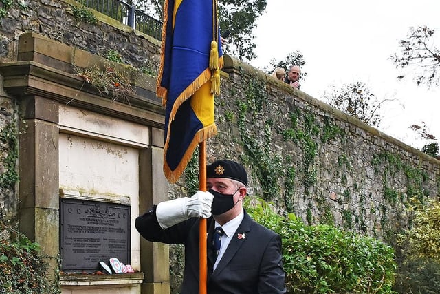 Clitheroe Remembrance 2020. Picture by Ken Geddes