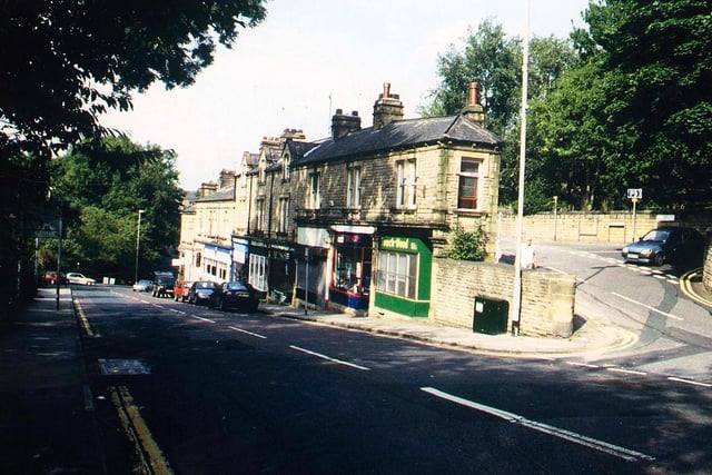 Looking down Queen Street from the junction with Troy Road on the right, otherwise known as Coffin Corner.