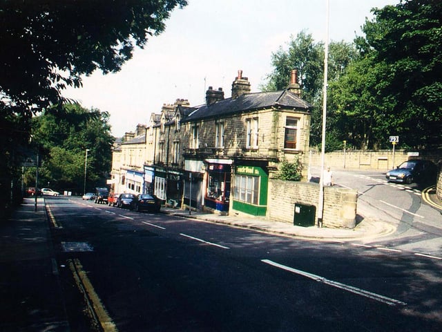 Looking down Queen Street from the junction with Troy Road on the right, otherwise known as Coffin Corner.