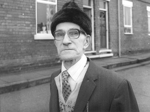 A photograph of Jack Hulme, a Fryston man renowned for his photographs of everyday life in the Castleford area - collections of Jack's work were published in the 1980s before his death in 1990