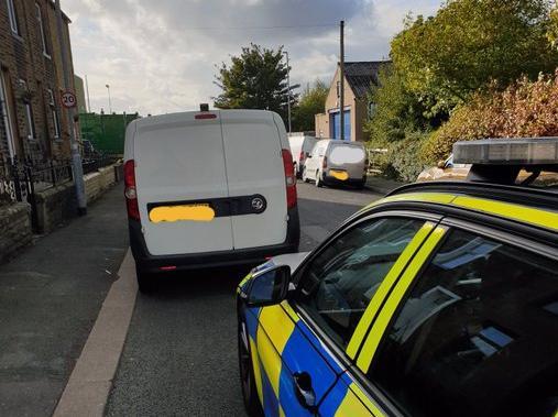 The driver of this van didn't k ow the insurance expired on the 9th August. Vehcile siezed and driver reported