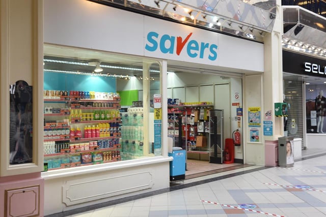 Savers, health, home and beauty store at The Galleries shopping centre.