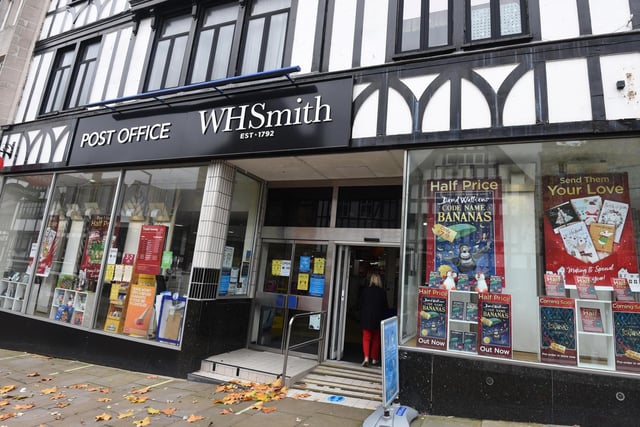 WHSmith and Post Office services, Standishgate,