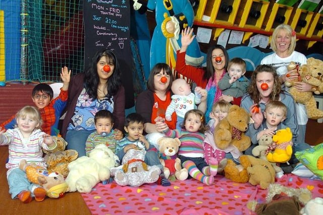A teddy bear's picnic for Red Nose Day at Puddletown Pirates in Botany Bay, Chorley