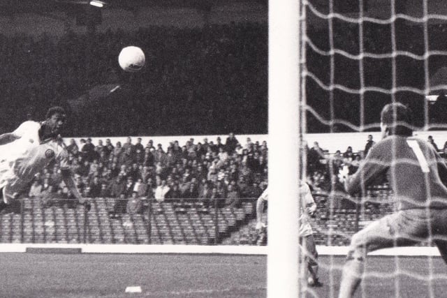Terry Connor's diving header hit the back of the net against Coventry City in the third round of the FA Cup at Elland Road in January 1981. But his goal was ruled out for offside.