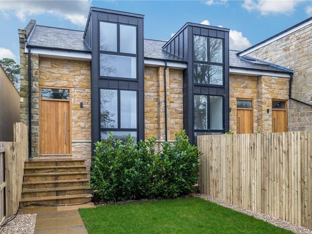 Linton Springs Mews is a new development in Sicklinghall Road. The luxury townhouses have three bedrooms and bathrooms and two reception rooms.