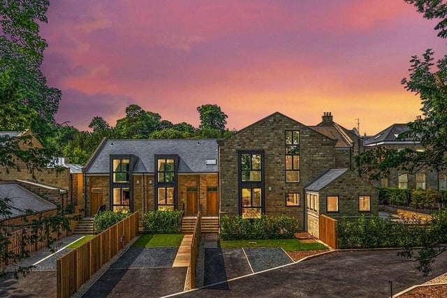 The modern homes have a luxury German kitchen, private courtyards and energy efficient heating. They are on the market for £750,000 with Dacre Son & Hartley.