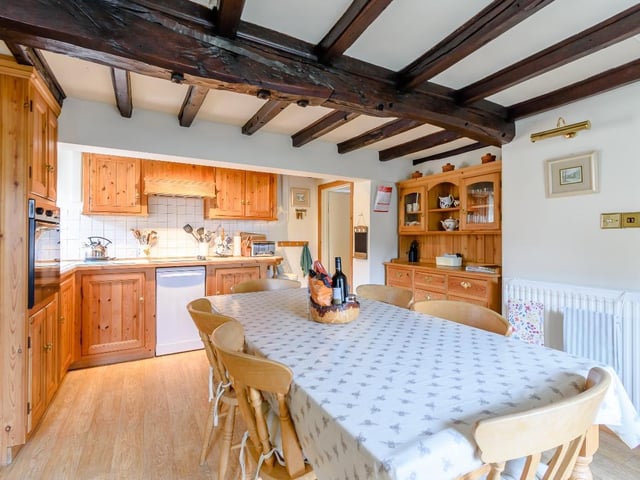 The beautiful farmhouse kitchen