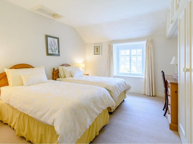 One of the large bedrooms