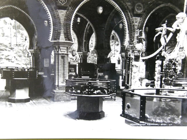 The Aquarium was designed by the celebrated pier designer and engineer Eugenius Birch, who also created the North Bay pleasure pier on Marine Drive, which was washed away in a storm in 1905.