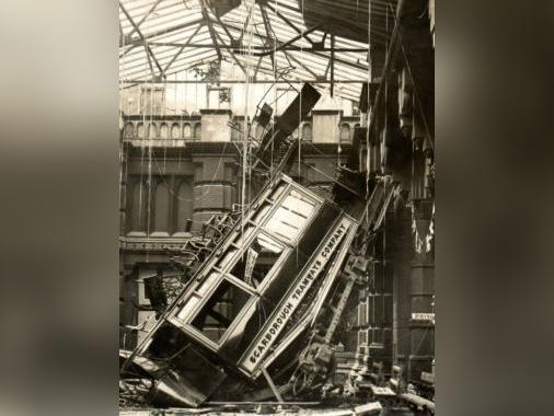 The area was also the turning point for the town's electric tramway system. In 1925, a tram crashed through the glass roof of the aquarium ballroom while trying to climb Vernon Road. The driver was not seriously hurt – others on board had jumped free before impact.