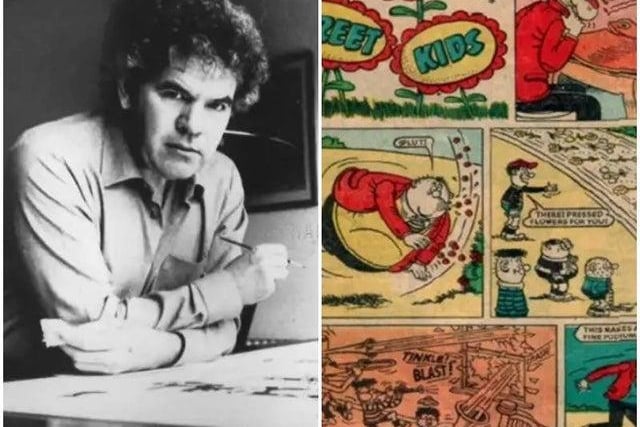 Born in Whittle-le-Woods, Leo Baxendale took his first job at Lancashire Evening Post, drawing adverts and cartoons before beginning his work on the Beano. Sadly he passed away on April 23 2017.