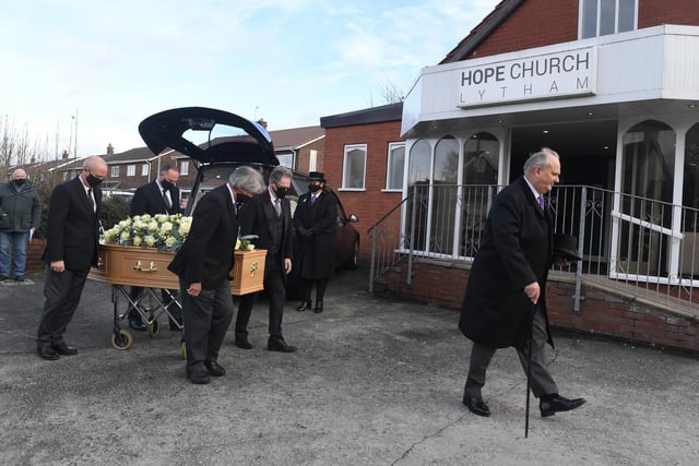 Funeral of comedy legend Bobby Ball at Hope Church in Lytham