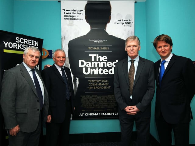 The Damned United is undoubtedly the cinematic pride of our city. As a film about Leeds United during Brian Clough's ill-fated tenure, it’s no surprise scenes were set and filmed in the city. Pictured at the film's Yorkshire premier is director Tom Hooper (right) with Ex Leeds United players from the left Peter Lorimer, Eddie Gray and Gordon McQueen.