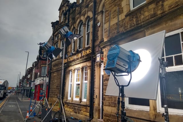 In October, film crews were spotted at Kirkstall Road's Cardigan Arms pub. German film and TV company UFA Fiction selected the historical pub for an upcoming Nordic noir-style detective drama series.