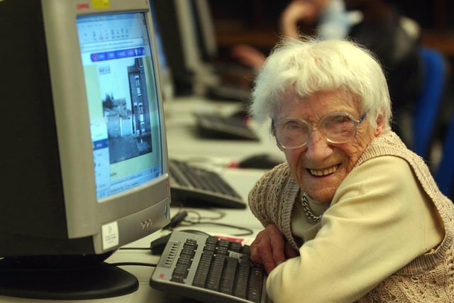 Your YEP met Minnie Dean, a 100-year-old computer user at Hunslet Library.