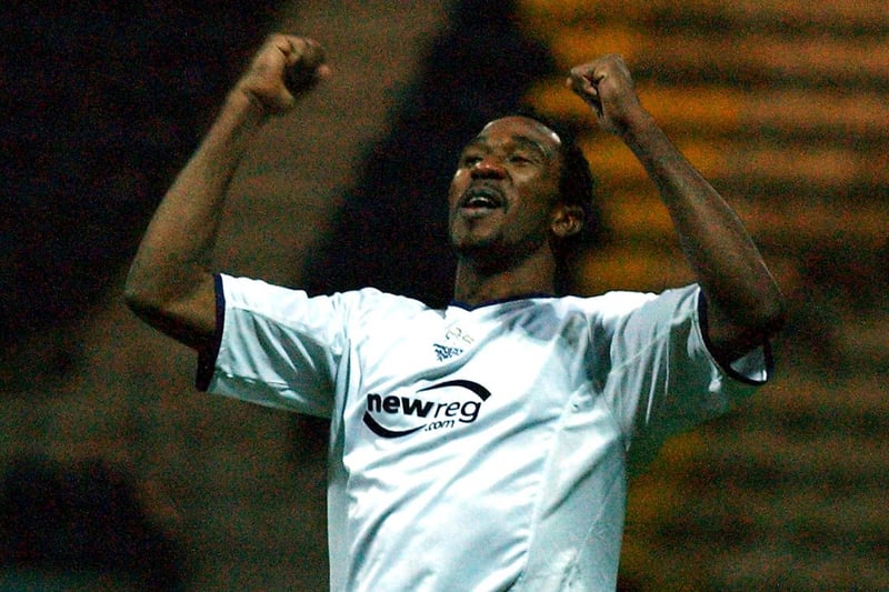 The striker cost PNE £500,000 from Hearts in 2002. He went on to score 31 goals in 63 appearances before he joined Portsmouth for £1m in 2004.