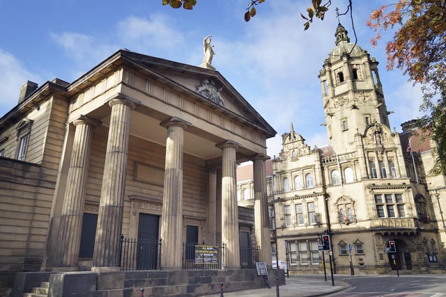 The former Wakefield Crown Court, pictured, and Wakefield Town Hall were used for scenes in long-running Yorkshire soap Emmerdale.