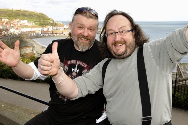 TV chefs the Hairy Bikers visited Wakefield Cathedral to film a programme in 2015.
