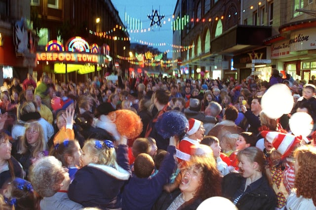 Blackpool Christmas Lights switch on 1999