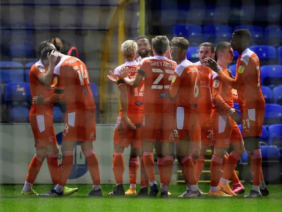 Blackpool claimed the victory thanks to Gary Madine's 90th-minute winner