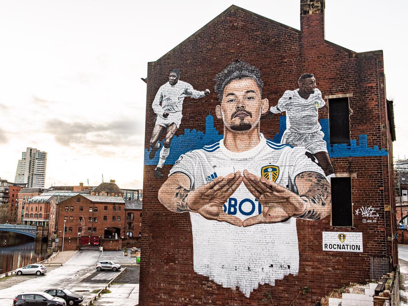 Leeds United's new mural in the city centre. (Picture: Leeds United)
