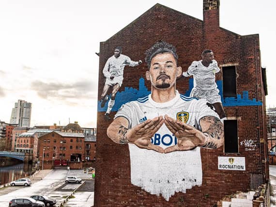 Leeds United's new mural in the city centre. (Picture: Leeds United)