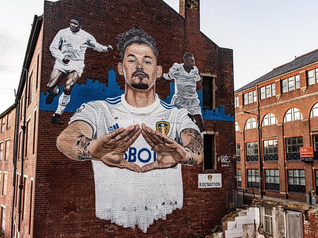 Leeds United's new mural in the city centre. (Picture: Leeds United)