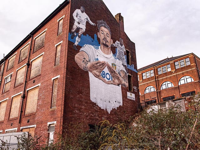 Leeds United's new mural in the city centre. (Picture: Leeds United)