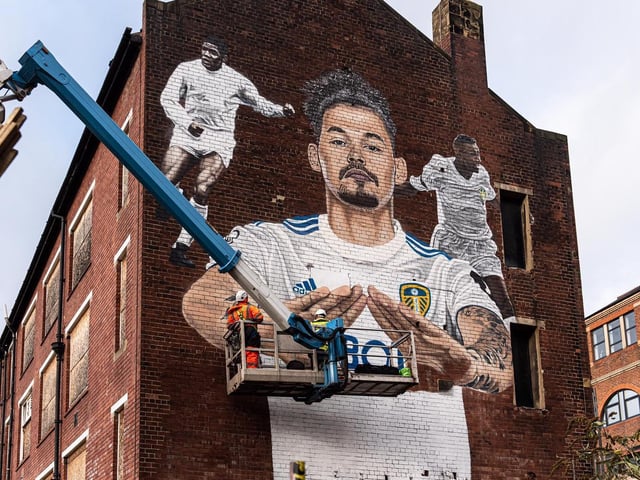 Leeds United's new mural in the city centre. (Picture: Leeds United)