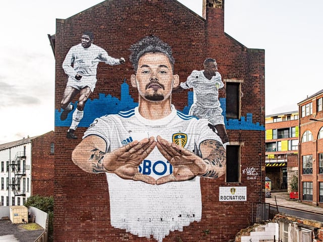 Leeds United's new mural in the city centre. (Picture: Leeds United)