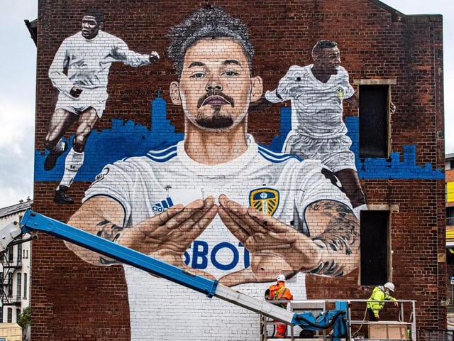 Leeds United's new mural in the city centre. (Picture: Leeds United)