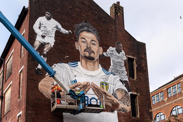 Leeds United's new mural in the city centre. (Picture: Leeds United)