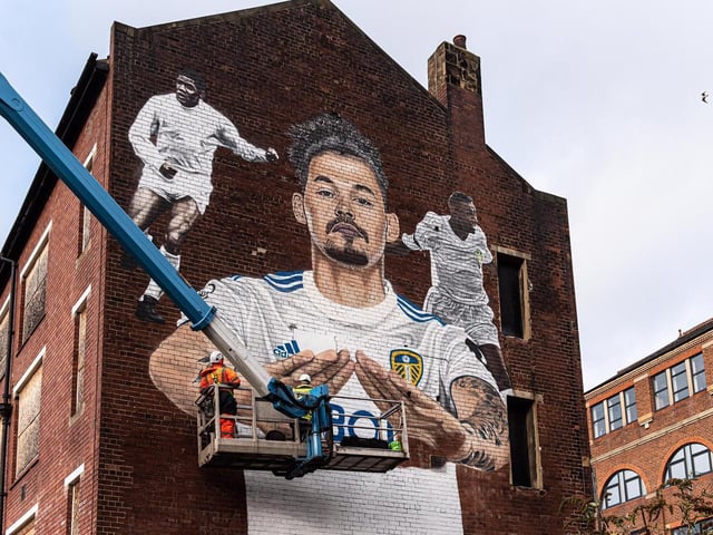 Leeds United's new mural in the city centre. (Picture: Leeds United)