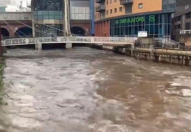 The River Aire in Leeds will be temporarily closed at points during construction, meaning you won't be able to navigate down the river