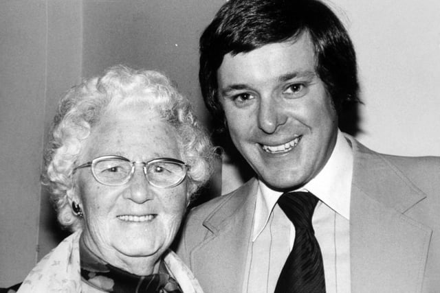 Women's Circle members enjoyed a luncheon at the Queens Hotel in July 1978. Richard Whiteley of YTV's Calendar was at the event to mark the programme's 10th anniversary. His is pictured with Alice Hawkins.