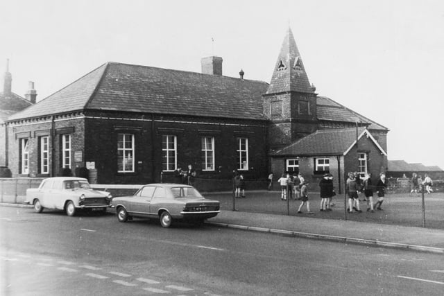 The old Middleton Church of England School on Town Street in January 1971.