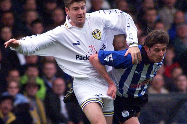Michael Bridges in action against Sheffield Wednesday at Hillsborough in March 2000. He scored in a 3-0 win.