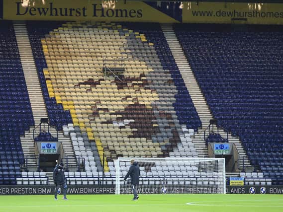 The Bill Shankly Top at Deepdale before Preston's 3-0 defeat to Blackburn.