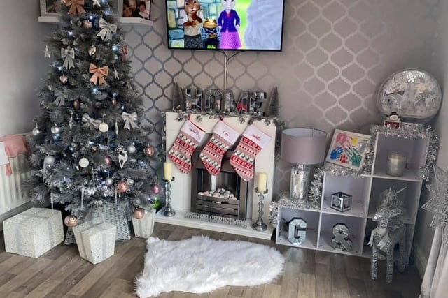 We think Gabriella Graham's silver themed room is really wonderful.