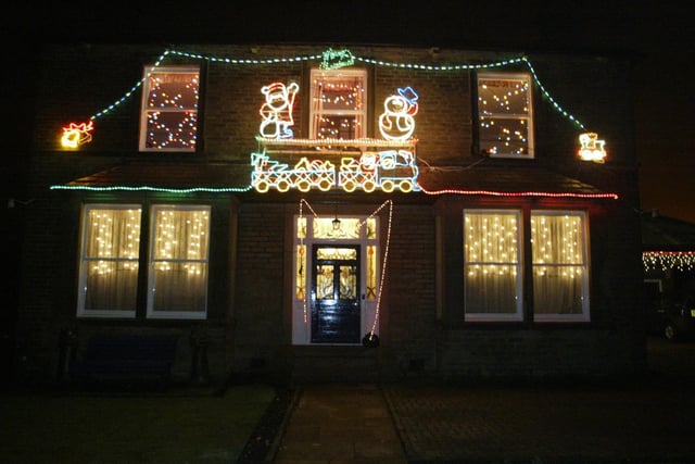 Christmas lights at a home in Bradshaw back in 2003.