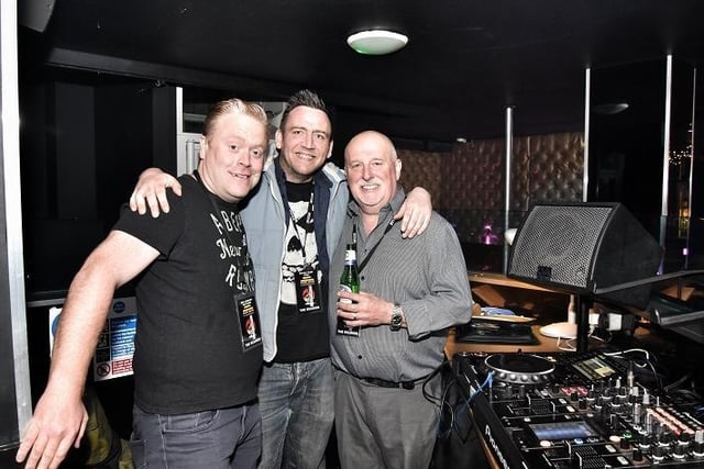 DJs Ginge, Brian Kenwright and Mickey Blue Eyes in 2019